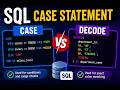 Case Statement and Decode in SQL | Snowflake Case and Decode #sqlvideos #conditions