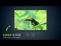 Creative Video Slider using Html CSS And JavaScript | JS Running Video SlideShow