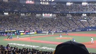 【開幕戦】阪神タイガース・青柳晃洋のセーフティスクイズで１点追加＠京セラドーム