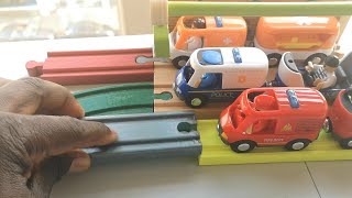 Build and Play BRIO World, Smart Tech Engine, Brio & Thomas and Friends Toy Trains w/ Fire Truck,
