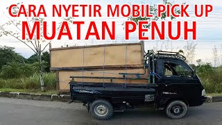 BELAJAR NYETIR MOBIL PICKUP BERMUATAN