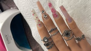 Red Iguana Acrygel Freestyle Nails | How to Use Acrygel | Cassandra Olivia