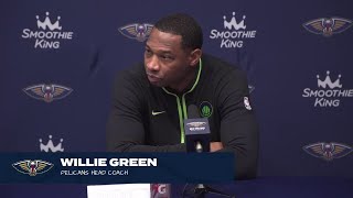 Willie Green recaps OT loss to Memphis | Pelicans-Grizzlies Postgame Interview 12/26/2023