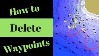 How to Delete Waypoints on Humminbird Helix Units