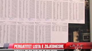 Lista përfundimtare zgjedhore - News, Lajme - Vizion Plus