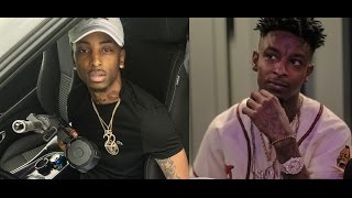 21 Savage Denies Running from 22 Savage and asks him Why He Didn't do Something if He saw him.