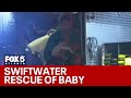 Swift water rescue in Buckhead involving baby