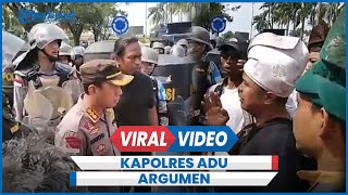 Detik-detik Kapolres dan Pemuka Adat Adu Argumen seusai Demo Rempang Ricuh