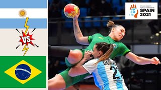 Argentina Vs Brazil Handball Women's World Championship Spain 2021