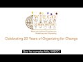 Celebrating 20 Years of Organizing for Change