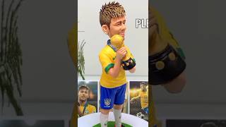 Neymar Jr. made from polymer clay, the full figure sculpturing process||#shorts #short #trending