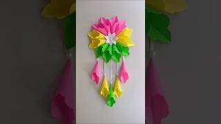 Wallmate |Paper flower Wallhanging |Wall hangingcraft ideas |kagojer ful |Paper craft#25