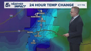 Latest Weather | Weak cold front slightly drops yesterday's warm temperatures