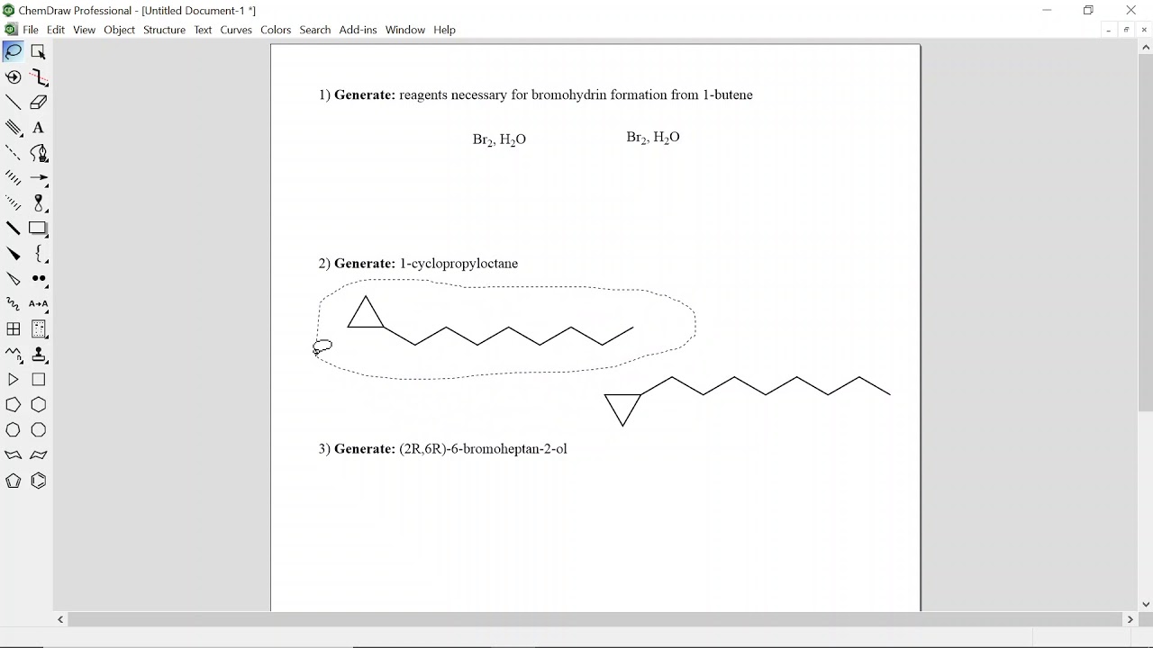 Chemdraw Tutorial Youtube