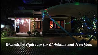 Trivandrum lights up for Christmas and New Year.