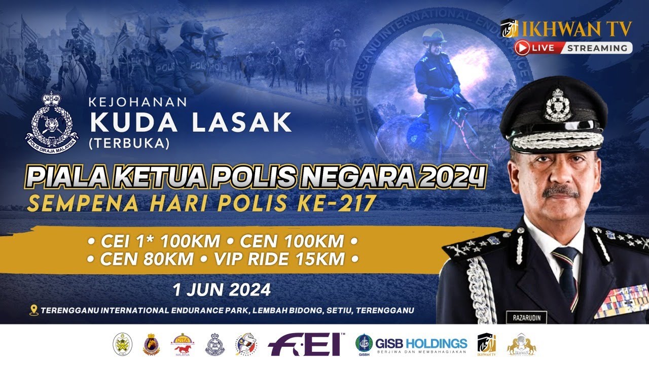 Kejohanan Kuda Lasak (Terbuka) Piala Ketua Polis Negara Sempena Hari ...