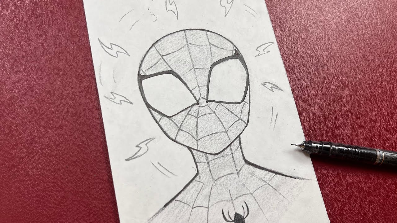 Easy Spiderman Sketches Free Printable Spider Man Coloring Pages For