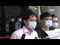 20201019 民主派團體到泰國駐港總領事館聲援當地示威後見記者