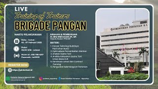 Training of Trainers Brigade Pangan