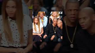 Beyonce & Jay-Z watching LeBron 😁 #shorts