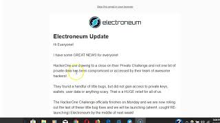 Huge Electroneum news! Electroneum re-launches next week!!!