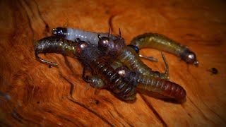 Мармеладная личинка. gummy larva #flytying #ASMR #fishing #trending