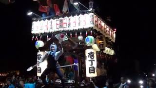 2018年服織田神社祭典　2日目壱丁目　郵便局付近