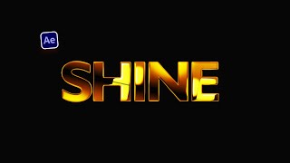 TEXT & LOGO Reflection Map 100% in After Effects (NO IMAGE NO PLUGIN)