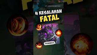 4 Kesalahan Fatal User Thamuz #ernandobpygo