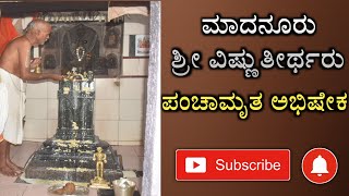 ಮಾದನೂರು ಶ್ರೀ ವಿಷ್ಣುತೀರ್ಥರು | ಪಂಚಾಮೃತ ಅಭಿಷೇಕ | Vishnuteertharu | Panchamruta Abhisheka