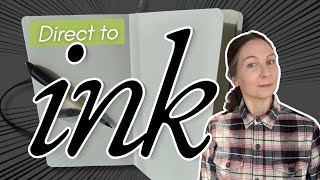 How to draw directly to ink | 3 Exercises