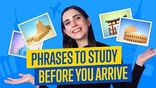Phrases to Study on Your Way to Spain