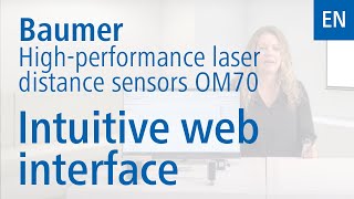 Tutorial | OM70 high-performance laser distance sensor with intuitive web interface