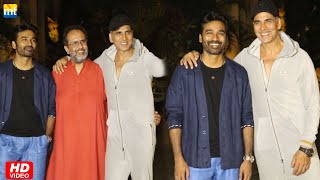 'Atrangi Re' Stars Akshay Kumar & Dhanush look dynamic with director Anand L Rai