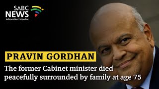 Pravin Gordhan | Former Cabinet minister dies at age 75