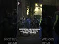 georgia protesters police clash in tbilisi as violence continues over suspended eu talks