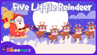 Five Little Reindeer - The Kiboomers Preschool Songs & Nursery Rhymes for Christmas