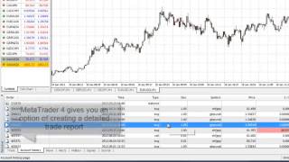 Generating Trade Reports in MT4