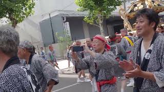 深川神明宮　例大祭　勇壮な水掛け祭　宮神輿巡行　2024/08/17  d12