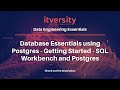 Database Essentials using Postgres - Getting Started - SQL Workbench and Postgres