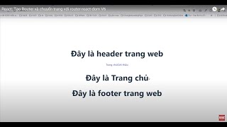 React: Tạo Router và chuyển trang với router-react-dom V6