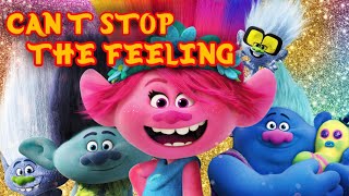 TROLLS 🌈  [ CAN'T STOP THE FEELING! ] WITH LYRICS