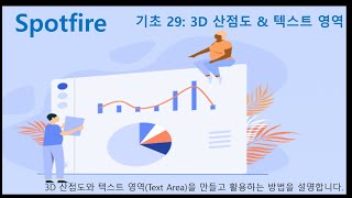 Spotfire 기초 29 3D 산점도와 텍스트 영역