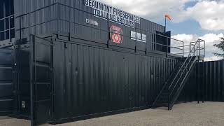 From 4 Shipping Containers to a Firefighter Training Structure