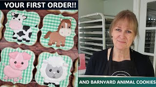 How to Navigate Your First Customer Order (and an Adorable 3rd Birthday Barnyard Animal Set)