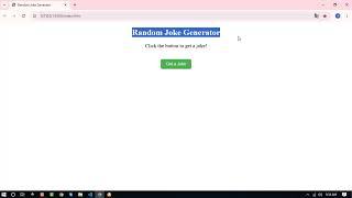 Random Joke Generator javascript #javascriptproject5 #programming #explorejs
