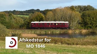 Afskedstur for DSB MO 1846 på Haderslevbanen 15/10 2023