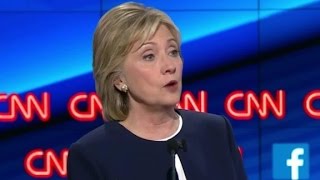 (Democratic Debate) Hillary Clinton discusses marijuana legalization