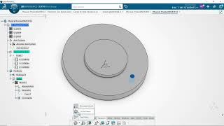 Circular Pattern Bottom Flange
