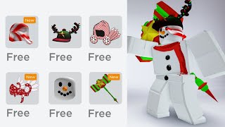 HURRY! GET NEW FREE CHRISTMAS EVENT ITEMS IN ROBLOX! 🎅🥳